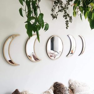 Moon Phase Mirror Set