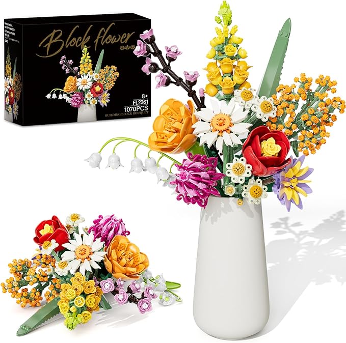 Flowers Bouquet Building Set